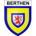 Berthen Sticker wappen, gelsenkirchen, augsburg, klebender aufkleber