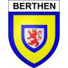 Pegatinas escudo de armas de Berthen adhesivo de la etiqueta engomada