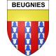 Beugnies 59 ville sticker blason écusson autocollant adhésif