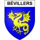 Bévillers 59 ville sticker blason écusson autocollant adhésif