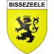 Stickers coat of arms Bissezeele adhesive sticker