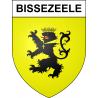 Bissezeele 59 ville sticker blason écusson autocollant adhésif
