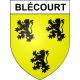 Blécourt 59 ville sticker blason écusson autocollant adhésif