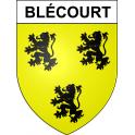 Adesivi stemma Blécourt adesivo