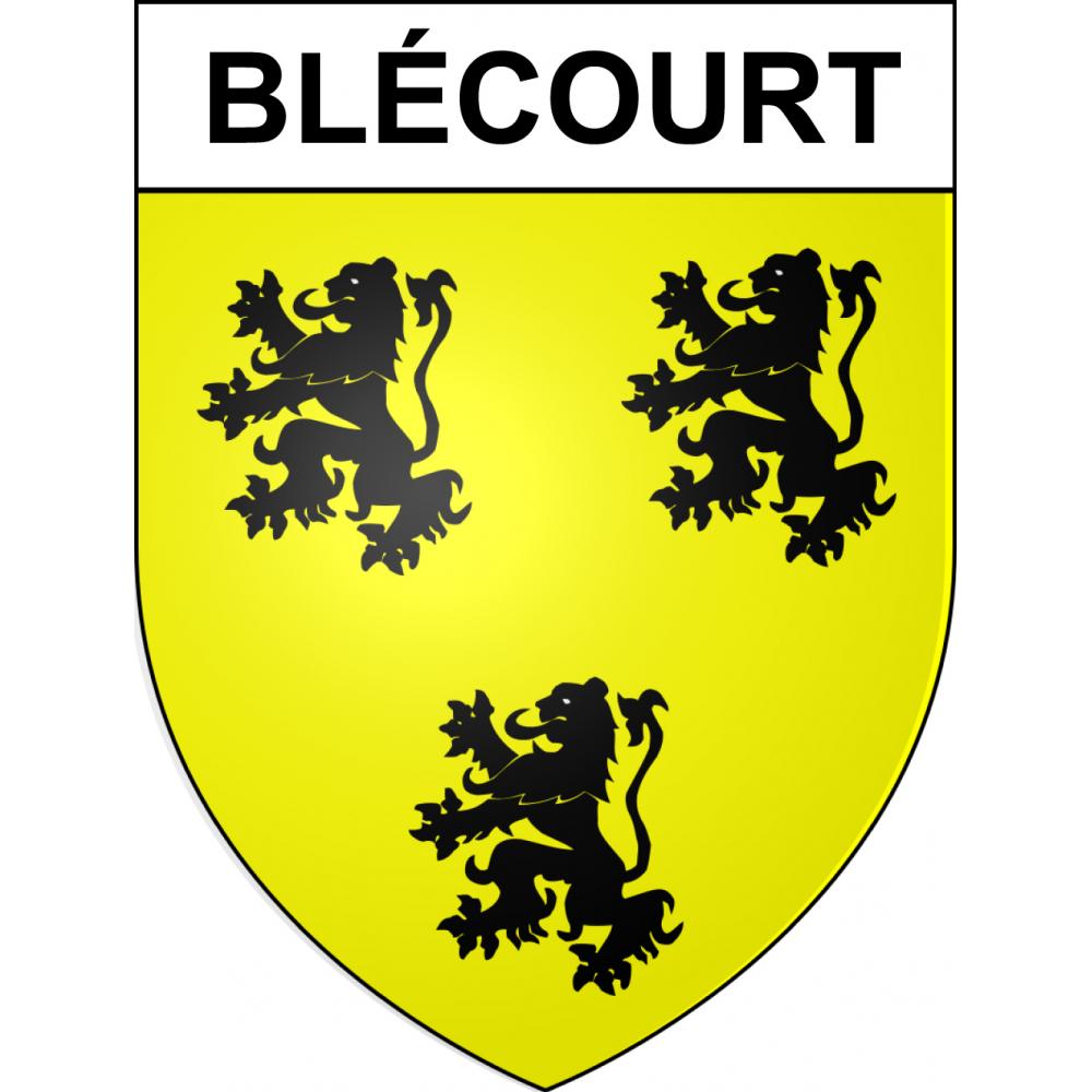 Blécourt 59 ville sticker blason écusson autocollant adhésif
