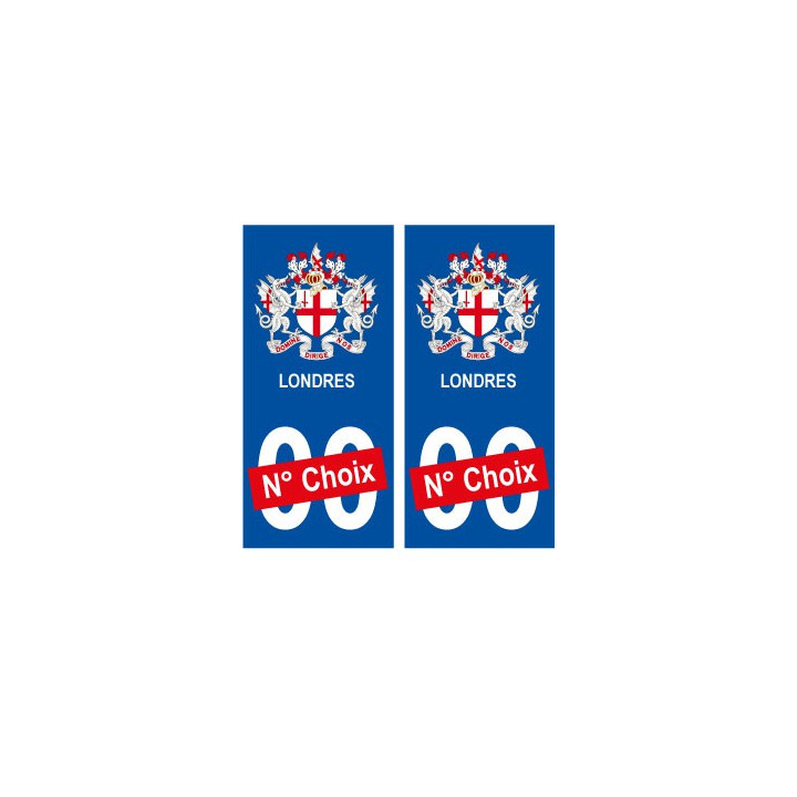 Birmingham ville sticker numéro au choix autocollant blason UK angleterre city