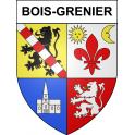 Bois-Grenier Sticker wappen, gelsenkirchen, augsburg, klebender aufkleber