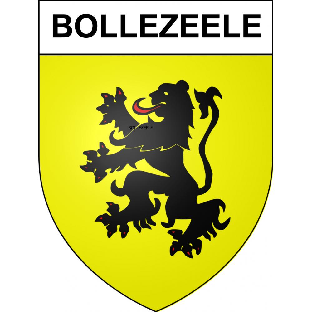 Bollezeele 59 ville sticker blason écusson autocollant adhésif