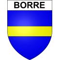 Borre 59 ville sticker blason écusson autocollant adhésif