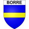 Borre Sticker wappen, gelsenkirchen, augsburg, klebender aufkleber