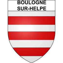 Boulogne-sur-Helpe Sticker wappen, gelsenkirchen, augsburg, klebender aufkleber