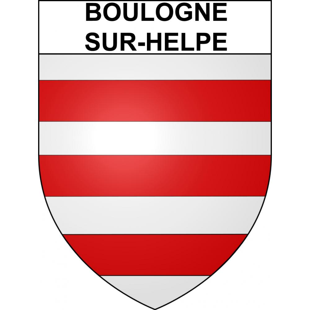 Boulogne-sur-Helpe Sticker wappen, gelsenkirchen, augsburg, klebender aufkleber