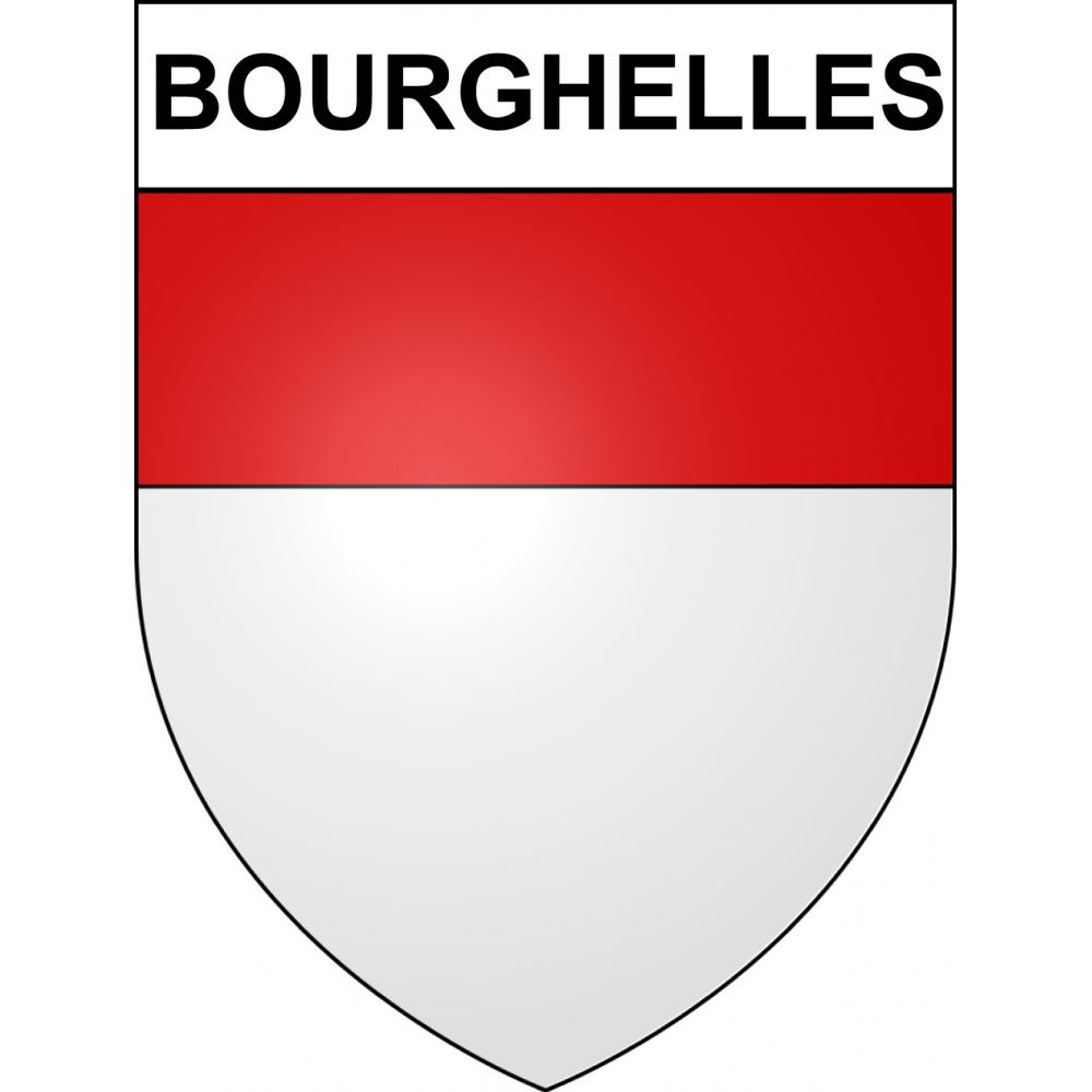 Stickers coat of arms Bourghelles adhesive sticker