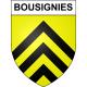 Bousignies 59 ville sticker blason écusson autocollant adhésif