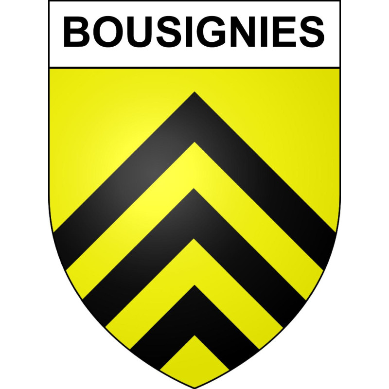 Stickers coat of arms Bousignies adhesive sticker