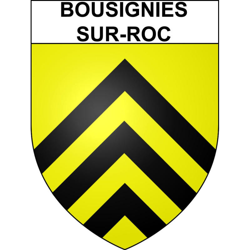 Stickers coat of arms Bousignies-sur-Roc adhesive sticker