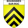 Bousignies-sur-Roc 59 ville sticker blason écusson autocollant adhésif
