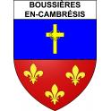 Boussières-en-Cambrésis 59 ville sticker blason écusson autocollant adhésif