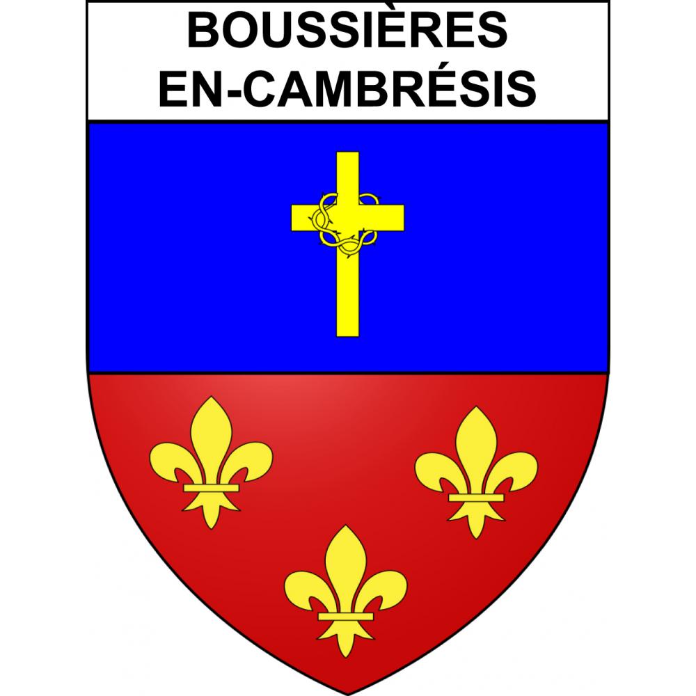 Adesivi stemma Boussières-en-Cambrésis adesivo