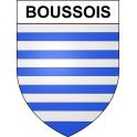 Boussois Sticker wappen, gelsenkirchen, augsburg, klebender aufkleber