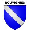 Bouvignies 59 ville sticker blason écusson autocollant adhésif