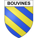 Stickers coat of arms Bouvines adhesive sticker
