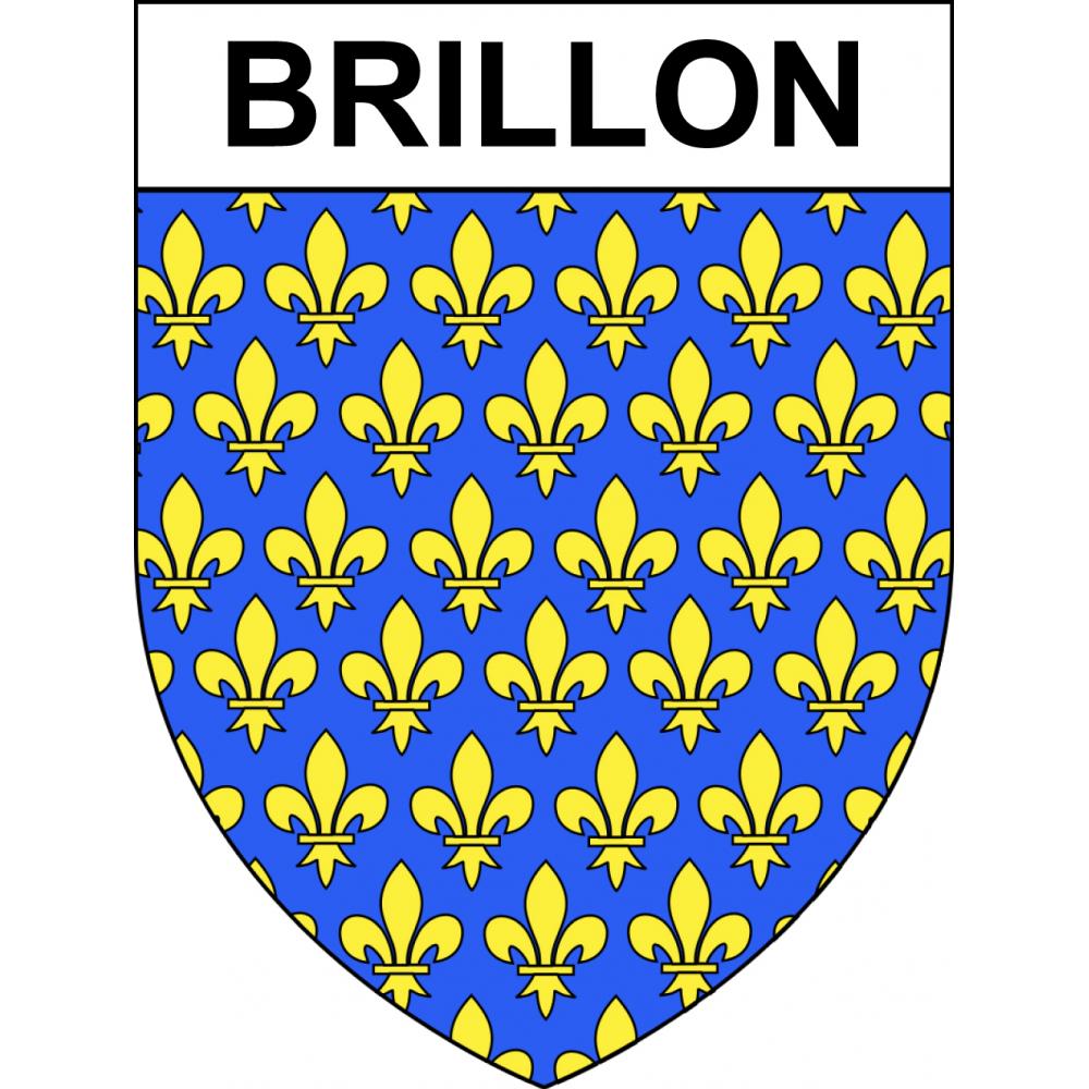 Brillon 59 ville sticker blason écusson autocollant adhésif