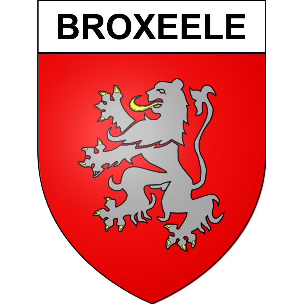 Stickers coat of arms Broxeele adhesive sticker