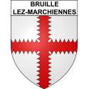 Adesivi stemma Bruille-lez-Marchiennes adesivo