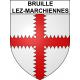 Bruille-lez-Marchiennes Sticker wappen, gelsenkirchen, augsburg, klebender aufkleber