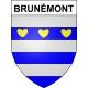 Brunémont Sticker wappen, gelsenkirchen, augsburg, klebender aufkleber