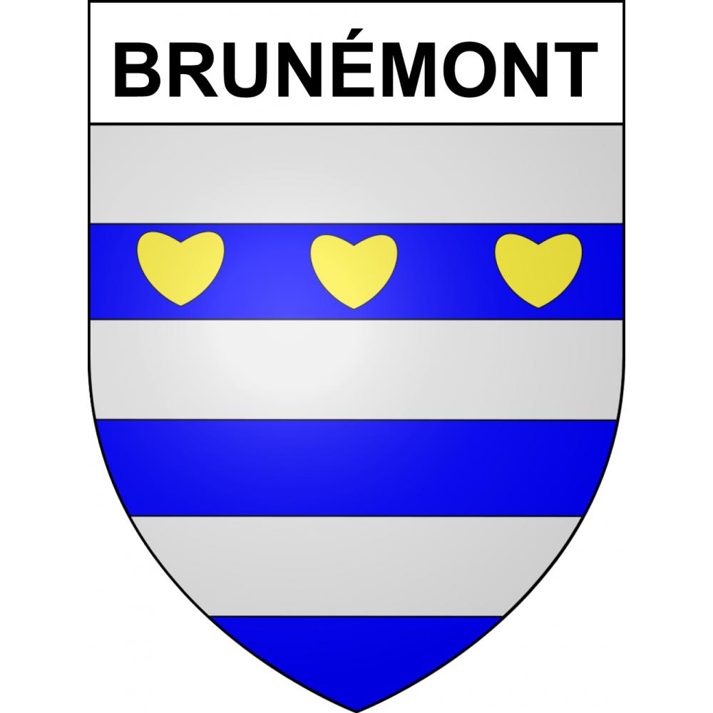 Stickers coat of arms Brunémont adhesive sticker