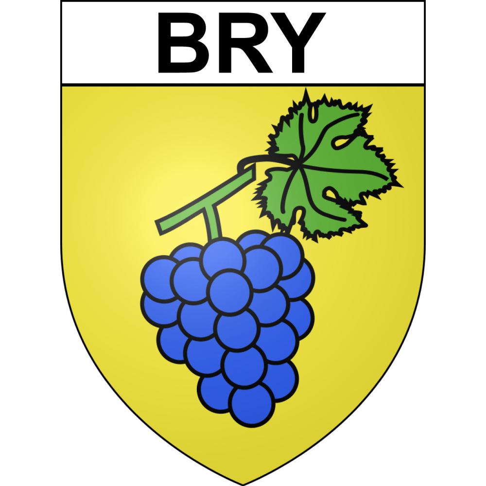 Bry Sticker wappen, gelsenkirchen, augsburg, klebender aufkleber