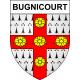 Bugnicourt Sticker wappen, gelsenkirchen, augsburg, klebender aufkleber