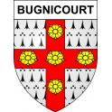 Bugnicourt 59 ville sticker blason écusson autocollant adhésif
