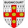 Bugnicourt Sticker wappen, gelsenkirchen, augsburg, klebender aufkleber