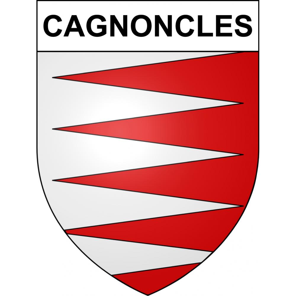 Stickers coat of arms Cagnoncles adhesive sticker