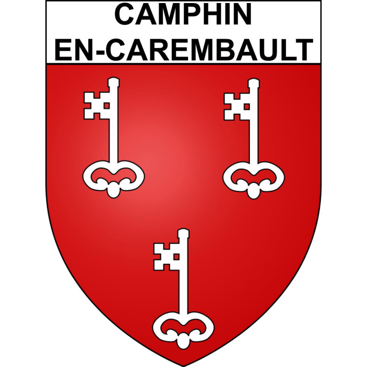 Camphin-en-Carembault Sticker wappen, gelsenkirchen, augsburg, klebender aufkleber