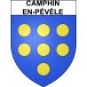 Camphin-en-Pévèle 59 ville sticker blason écusson autocollant adhésif