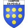 Pegatinas escudo de armas de Camphin-en-Pévèle adhesivo de la etiqueta engomada