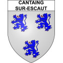 Cantaing-sur-Escaut 59 ville sticker blason écusson autocollant adhésif