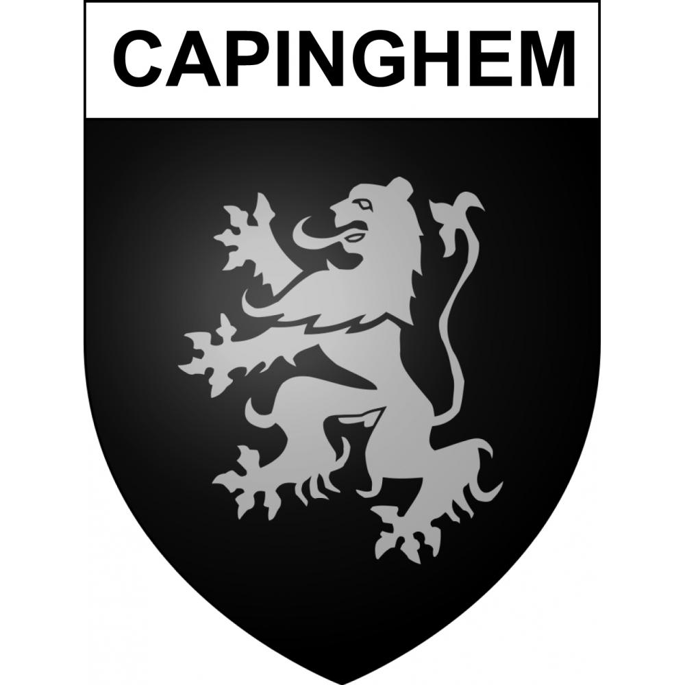 Capinghem 59 ville sticker blason écusson autocollant adhésif