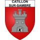 Stickers coat of arms Catillon-sur-Sambre adhesive sticker