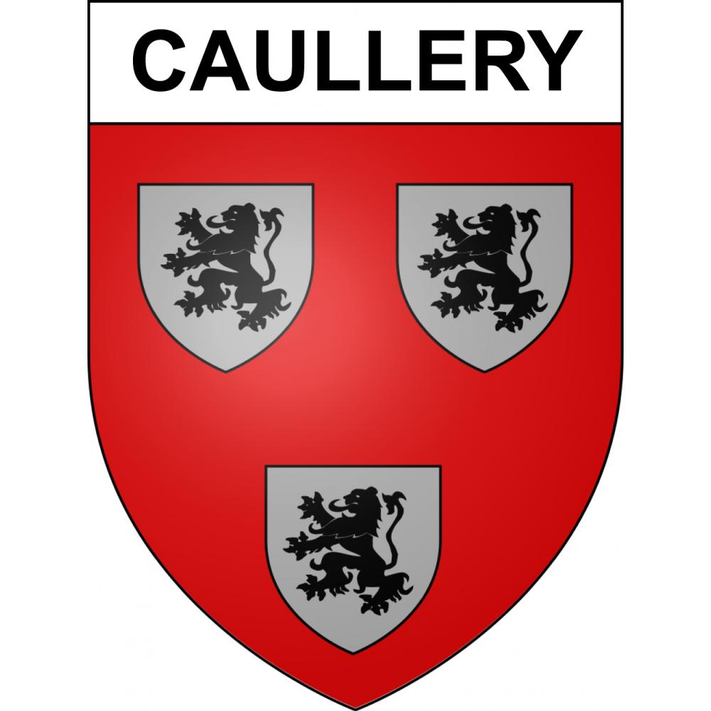 Stickers coat of arms Caullery adhesive sticker