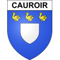 Cauroir Sticker wappen, gelsenkirchen, augsburg, klebender aufkleber