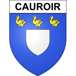 Cauroir Sticker wappen, gelsenkirchen, augsburg, klebender aufkleber