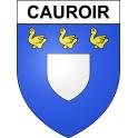 Cauroir 59 ville sticker blason écusson autocollant adhésif