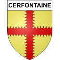 Cerfontaine 59 ville sticker blason écusson autocollant adhésif
