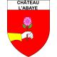 Stickers coat of arms Château-l'Abaye adhesive sticker