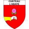 Stickers coat of arms Château-l'Abaye adhesive sticker